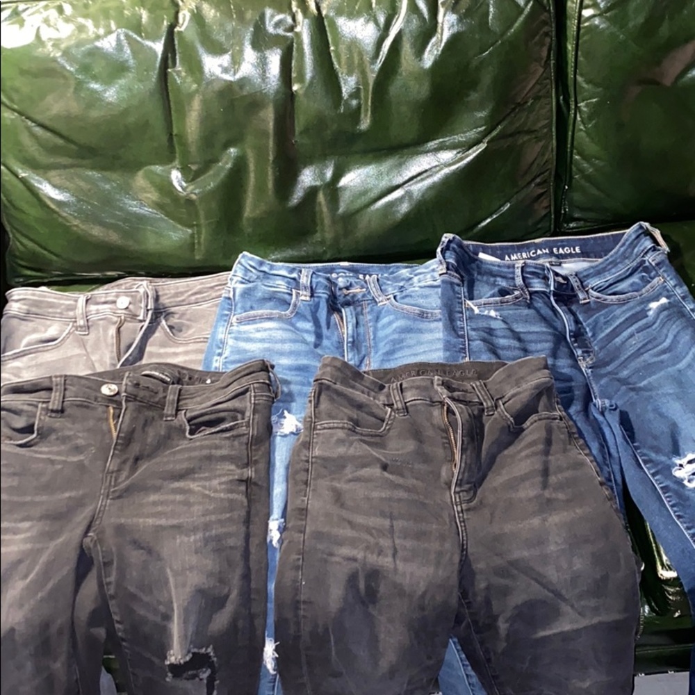 American eagle women’s jeans 5pairs size2